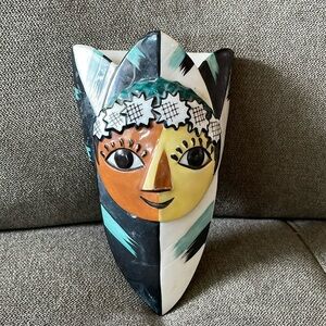 Vintage Victorian era wall vase